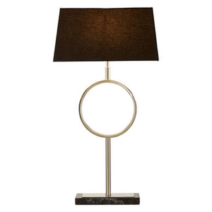 Skye Table Lamp with Stone Base