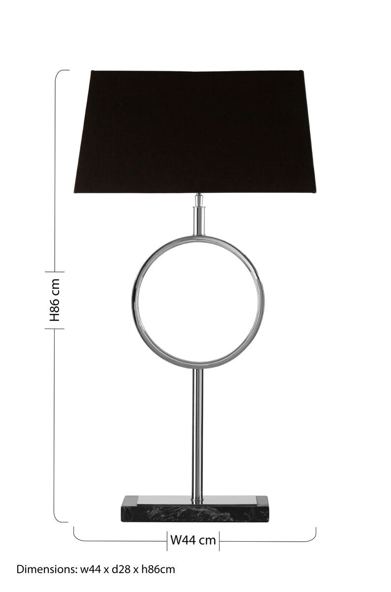 Skye Table Lamp with Stone Base - Image 5