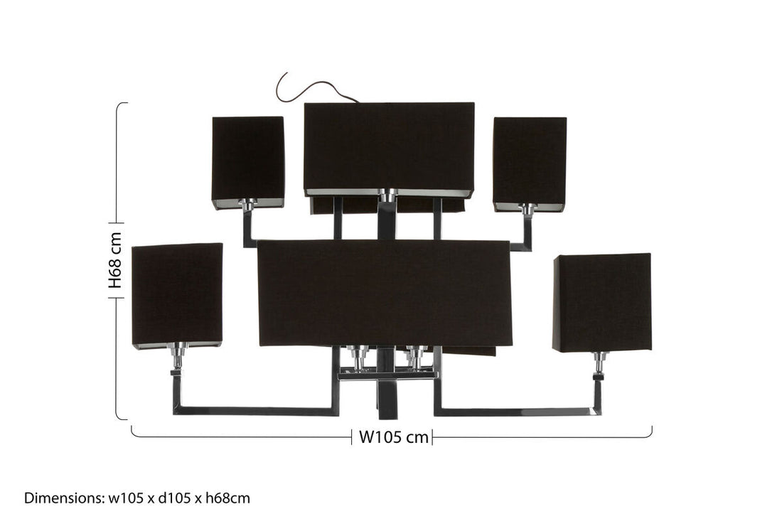 Skye 12 Bulb Pendant Light - Image 7