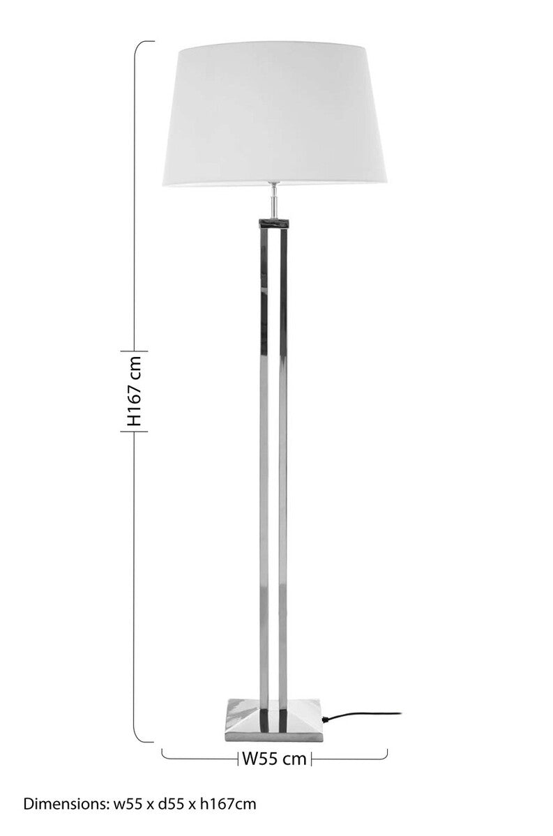Skye Floor Lamp with Dual Rod Base - Image 5