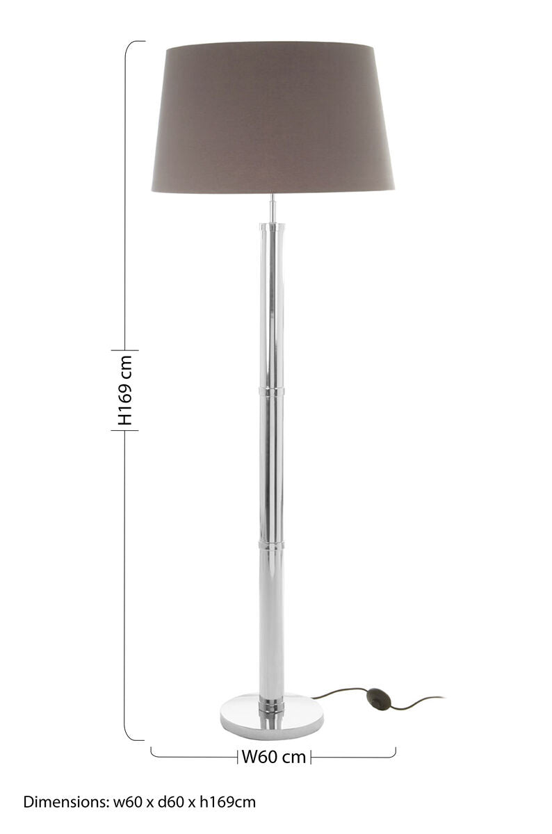 Skye Tall Floor Lamp with Tubular Base - Image 5