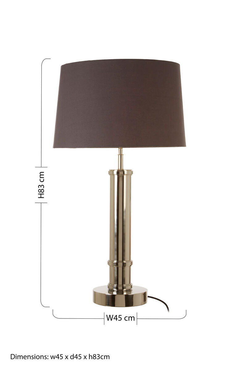 Skye Table Lamp with Wide Tubular Base - Image 6