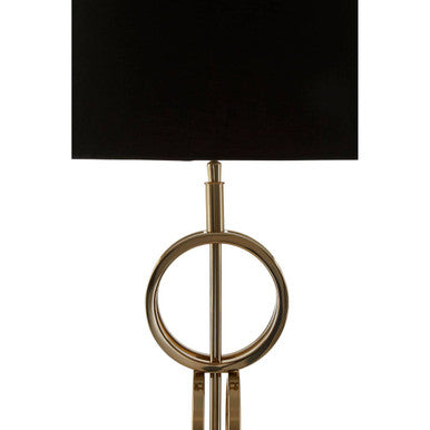 Skye Gold Finish Table Lamp with Dual Ring Base - Image 6