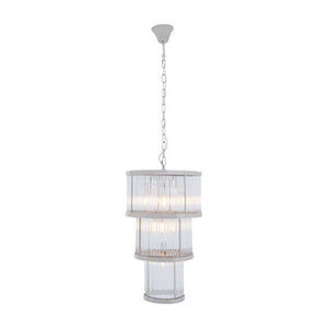 3 Tier Nickel Finish Chandelier | Salasco