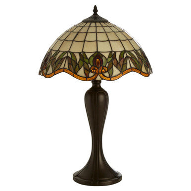Wisteria Tiffany Umbrella Shade Table Lamp