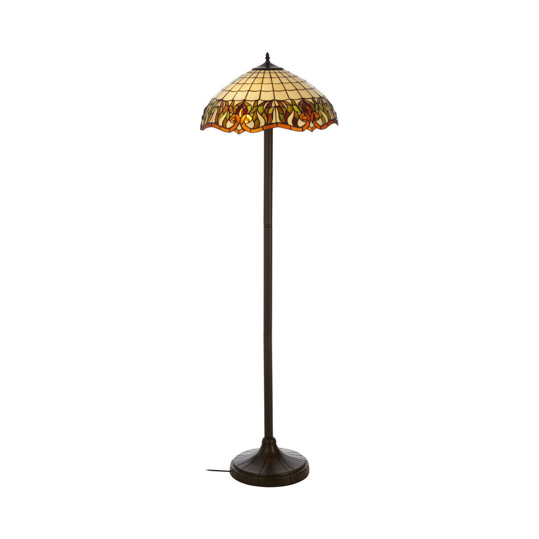 Wisteria Tiffany Umbrella Shade Floor Lamp