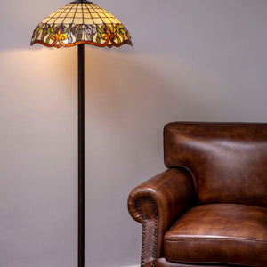 Tiffany Umbrella Shade Floor Lamp | Wisteria
