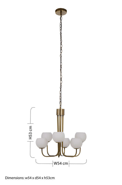 Waylen 6 Arm Chandelier