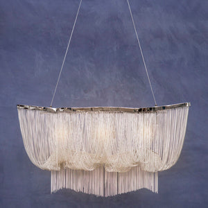 Lerici 6 Light Chrome Pendant Light