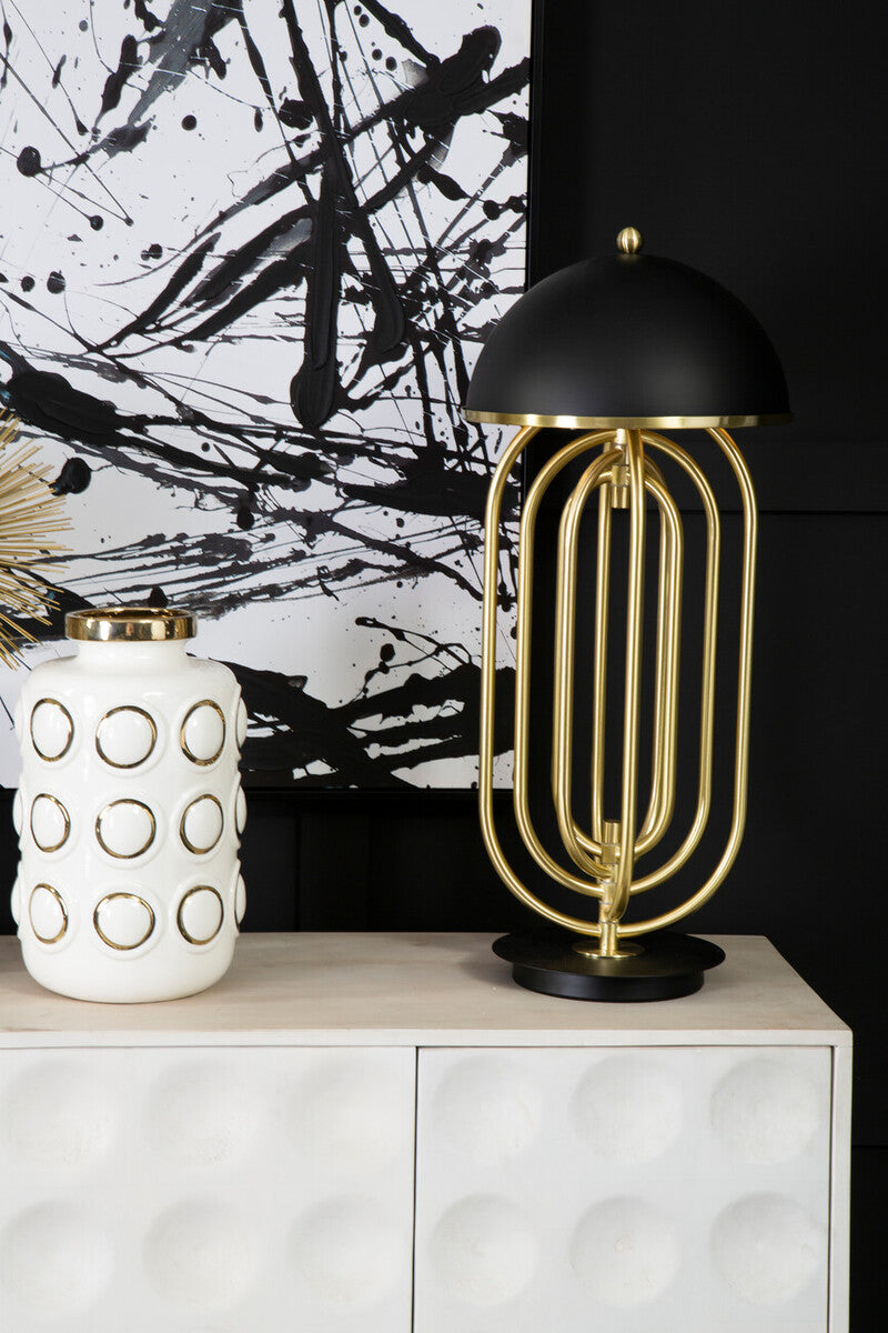 Metropolis Table Lamp With Black Shade - Image 5