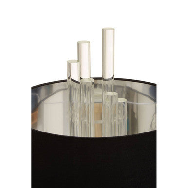 Midas Brass Base Glass Table Lamp - Image 6