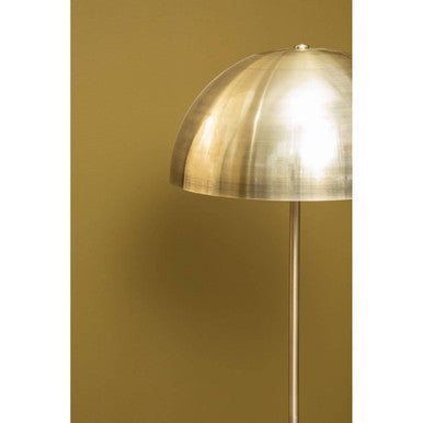 Murdoch Floor Lamp in Brushed Brass and Marble Base - Image 3