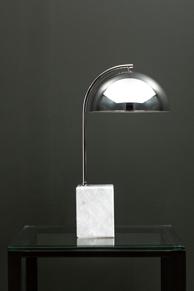 Murdoch Table Lamp With Chrome Shade