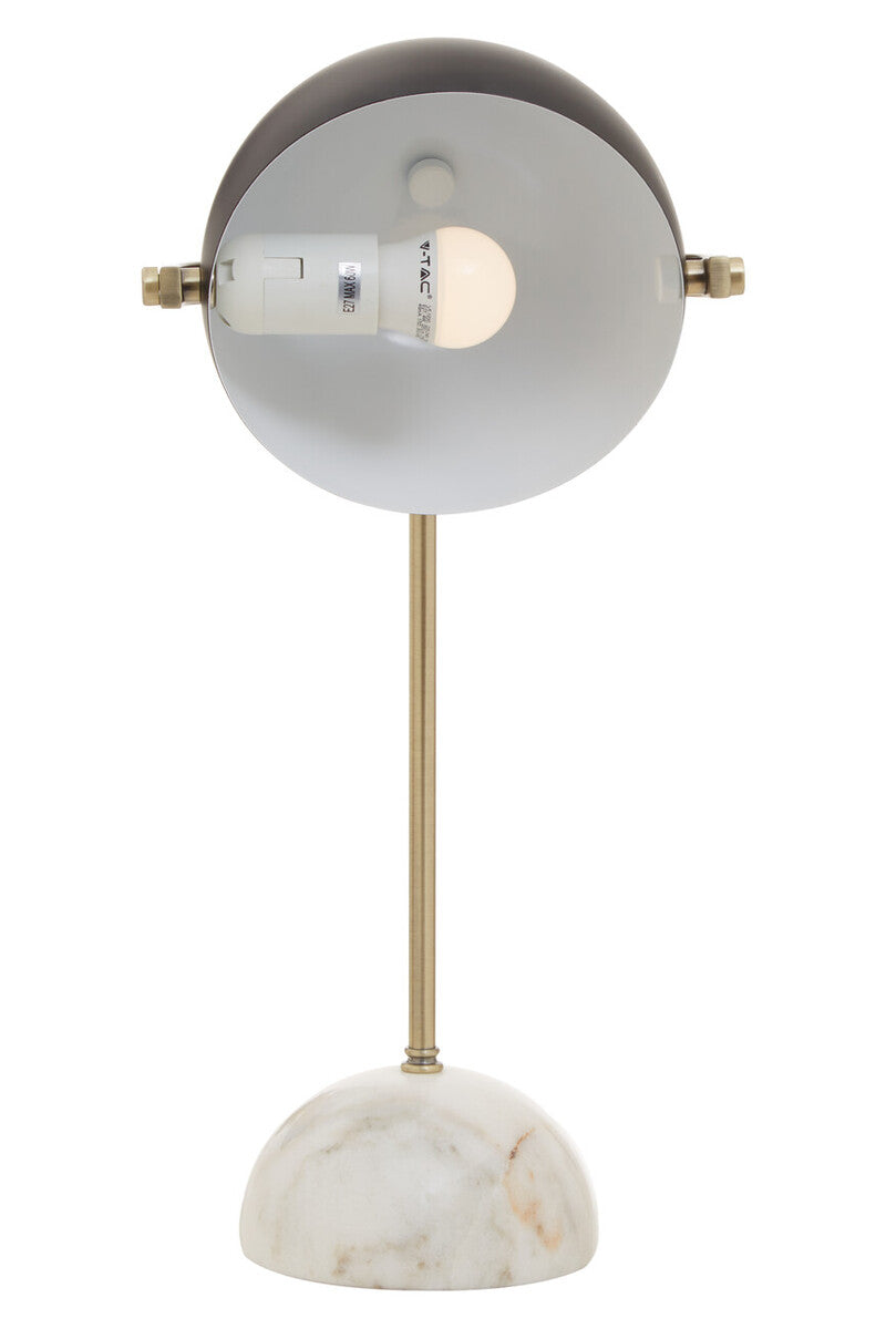 Murdoch Brass Finish Table Lamp with Marble Base