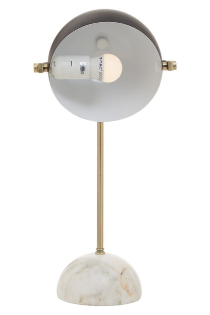 Murdoch Brass Finish Table Lamp with Marble Base