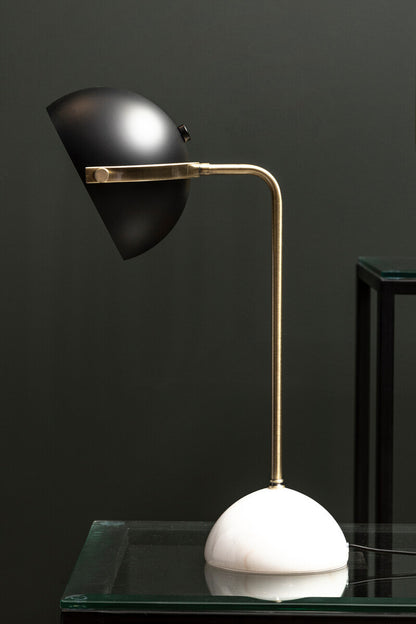 Murdoch Brass Finish Table Lamp with Marble Base
