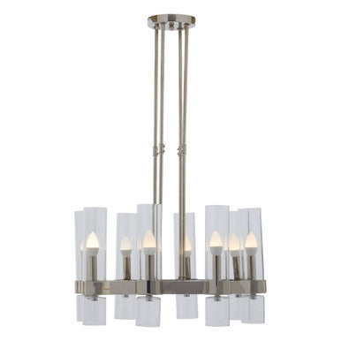 Alexis 8 Light Nickel Finish Ceiling Light - Image 3