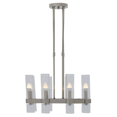Alexis 8-Light Nickel Finish Ceilingt Light