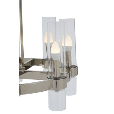 Alexis 8 Light Nickel Finish Ceiling Light - Image 4