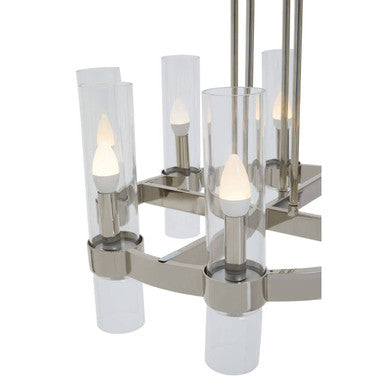 Alexis 8 Light Nickel Finish Ceiling Light - Image 5