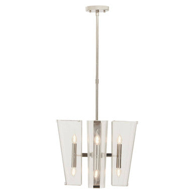 Celeste Nickel Finish Pendant Light
