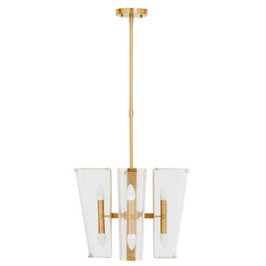 Celeste Antique Brass Finish Pendant Light