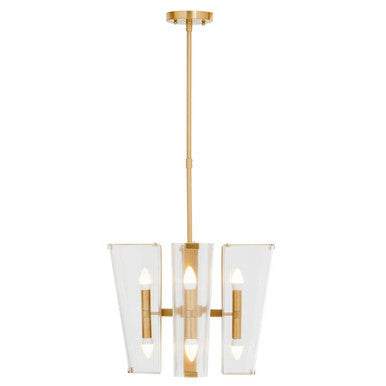 Celeste Antique Brass Finish Pendant Light