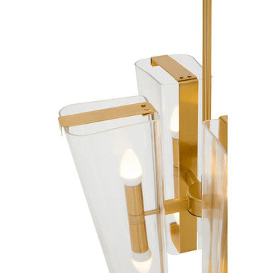 Celeste Antique Brass Finish Pendant Light - Image 7