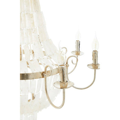 Elena 8 Bulb Seashell Chandelier - Image 4