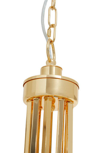 Glamour Gold and Agate 10 Light Ceiling Light - Image 7