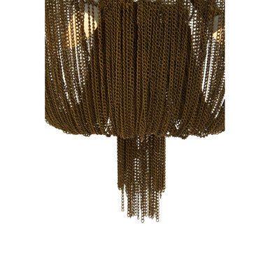 Chain Antique Brass Chain Design Chandelier - Image 6