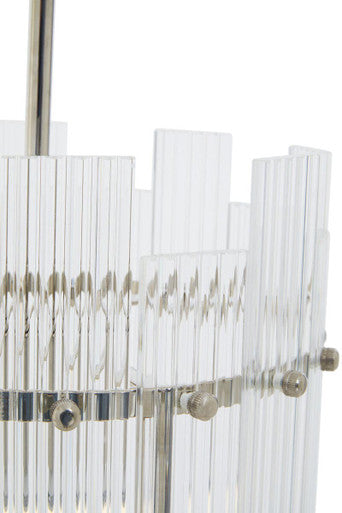 Ritz One Bulb Glass Pendant Light - Image 4