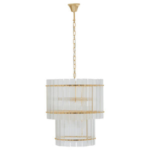 Six Bulb Glass Pendant Light | Ritz