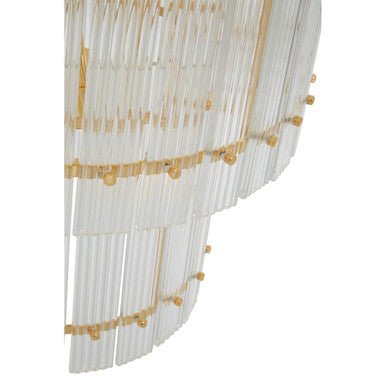 Ritz Six Bulb Glass Pendant Light - Image 3