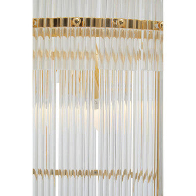 Ritz Six Bulb Glass Pendant Light - Image 5