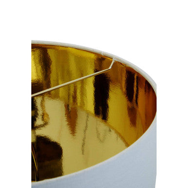 Ebony Black Marble Table Lamp Chrome Base - Image 5