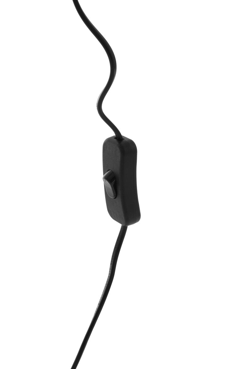 Eira Table Lamp with Marble Base and Ivory Shade