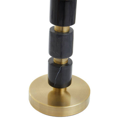 Elin Black Marble and Brushed Gold Table Lamp - Image 6
