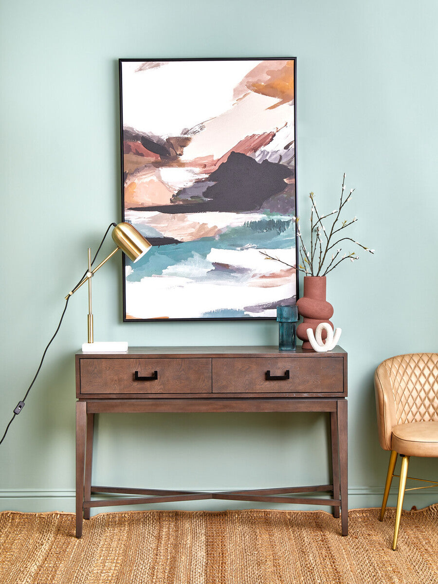 Equipoise Gold and Marble Adjustable Desk Lamp