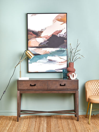 Equipoise Gold and Marble Adjustable Desk Lamp