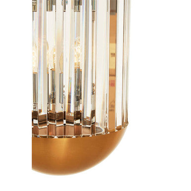 Kensington Townhouse Bronze Finish 6 Bulb Pendant Light - Image 4