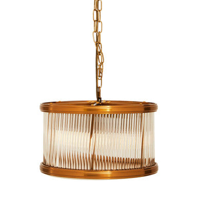 Kensington Townhouse 5 Bulb Small Bronze Pendant Light - Image 4