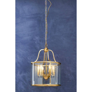 Hampstead Brass Finish 6 Bulb Pendant Light - Image 3