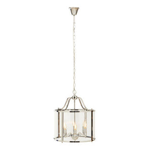 6 Bulb Chrome Pendant Light | Hampstead