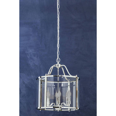 Hampstead 6 Bulb Chrome Pendant Light