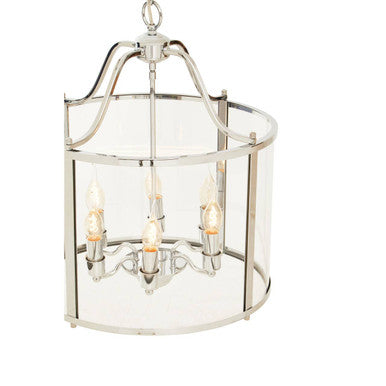 Hampstead 6 Bulb Chrome Pendant Light