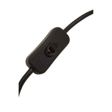 Marmo Black Marble Table Lamp With Glass Shade