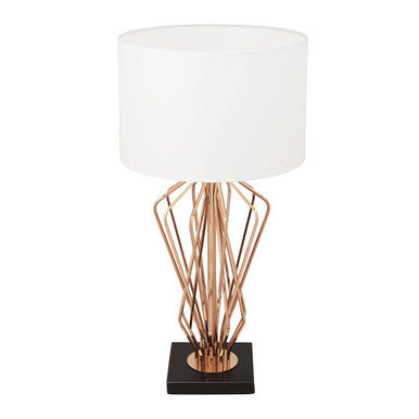 Kensington Townhouse White Shade Table Lamp