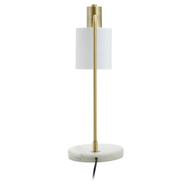 Newton White Shade Desk Lamp - Image 6