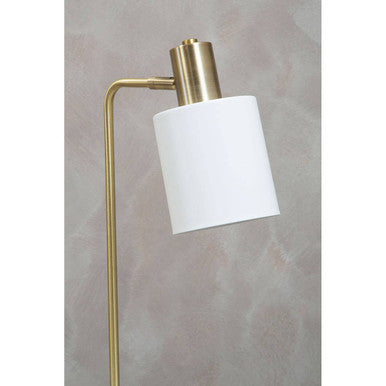 Newton White Shade Desk Lamp - Image 7